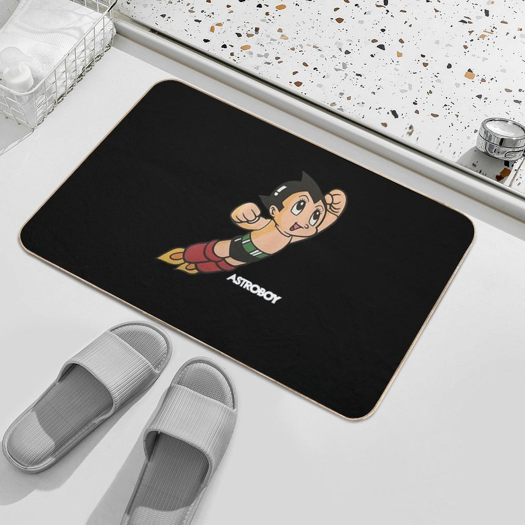 Vintage Astroboy Anime Robot Show Astro Boy Space Art Childhood Cartoon Manga  Absorbent Bath Mat