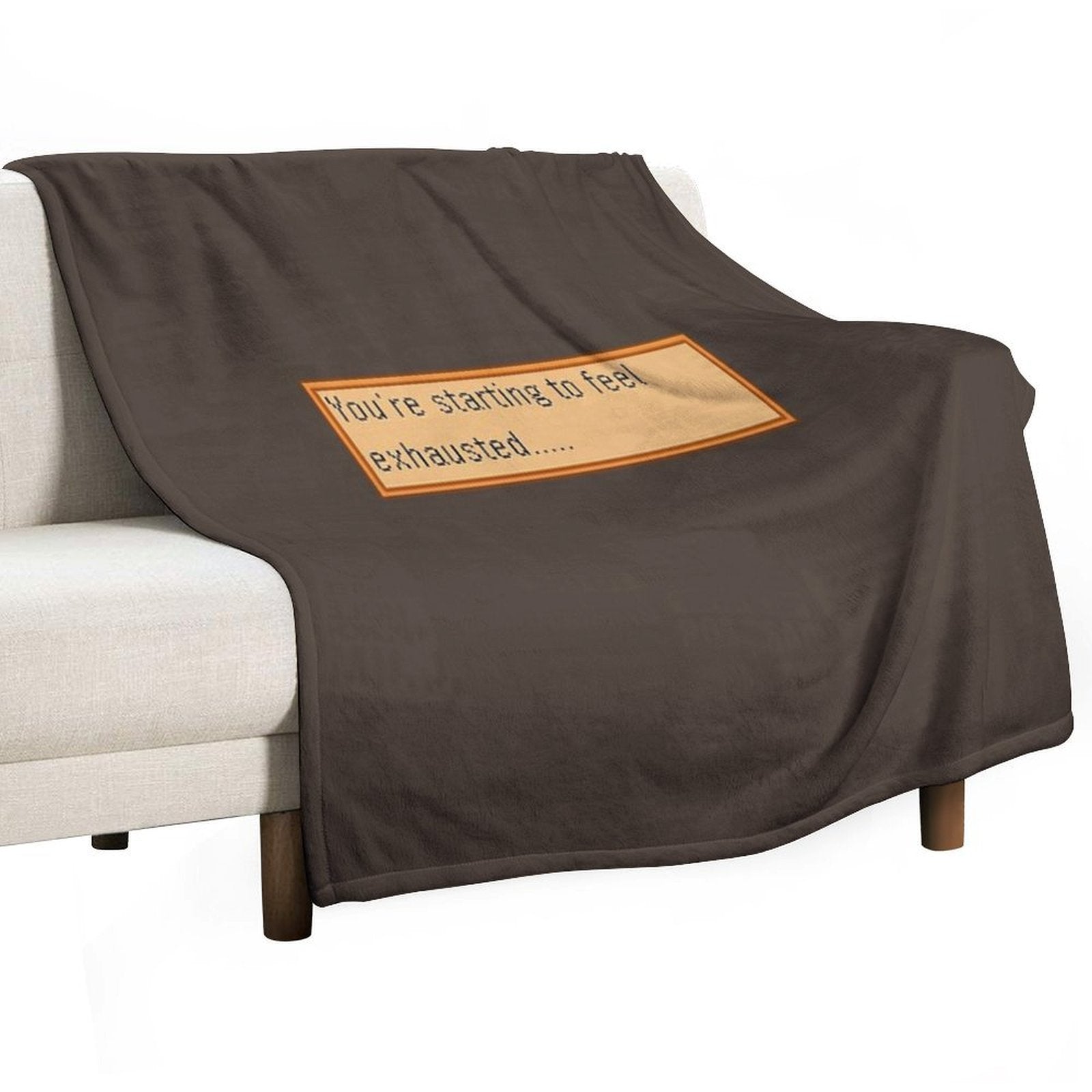 Exhausted - Stardew Gift-ready Throw Blanket