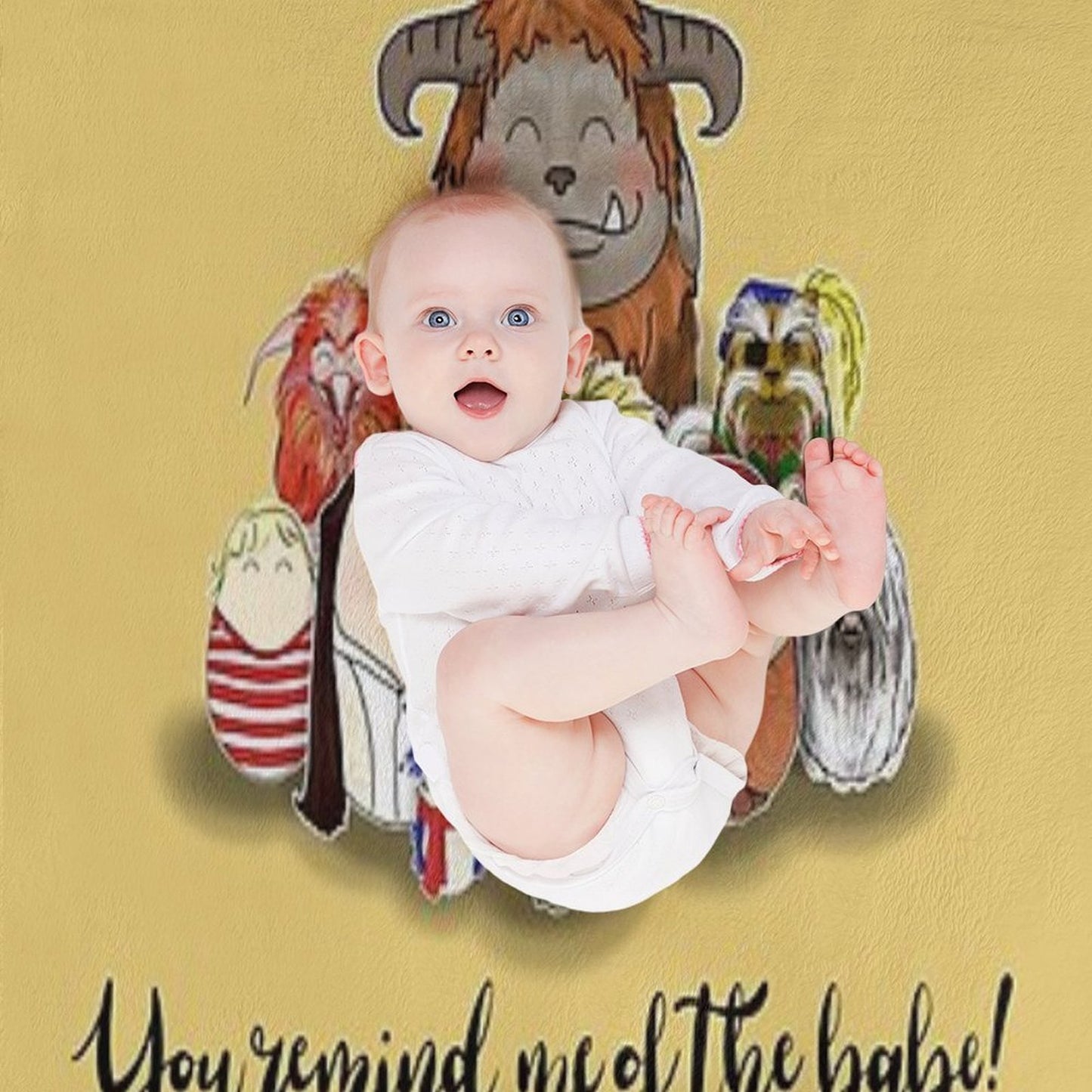 You Remind Me of The Babe Anti-pilling Throw Blanket