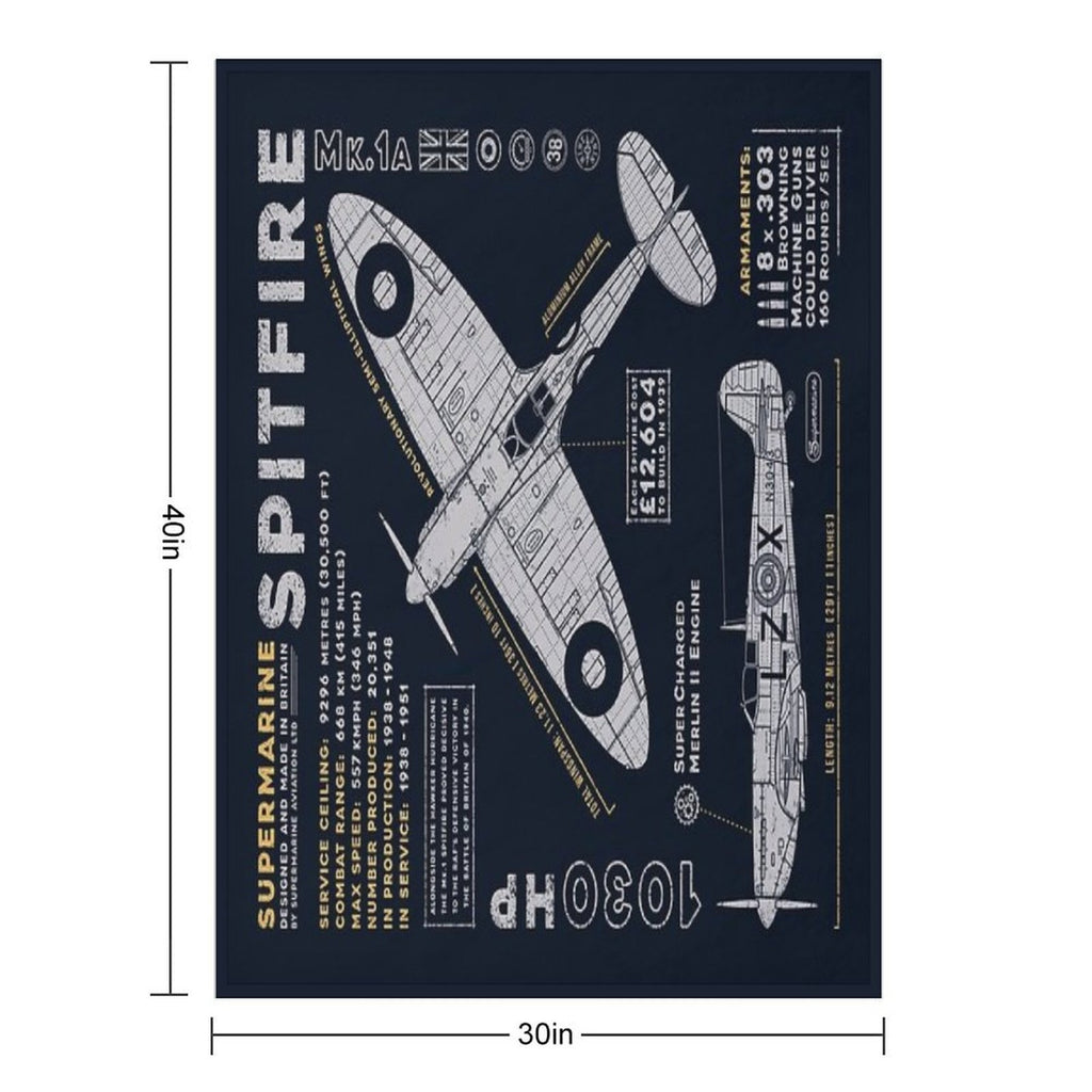 Spitfire Easy Care Throw Blanket