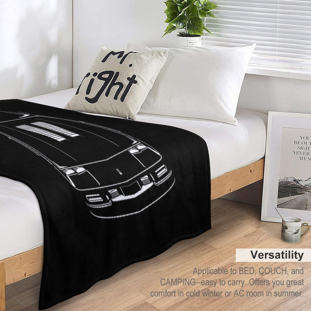 Chevrolet Camaro 3rd Gen 1982-1992 Travel-friendly Throw Blanket