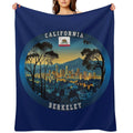 Berkeley California Travel Eco-conscious Throw Blanket