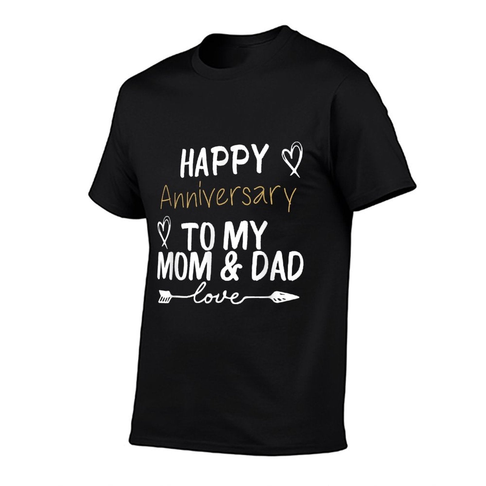 Happy Anniversary To My Mom And Dad Married Couples Lovers  Lightweight T-Shirt