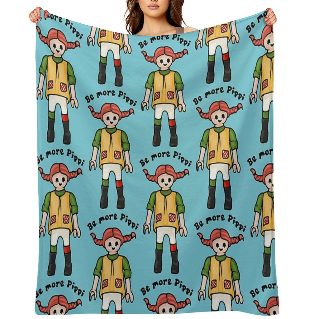 Be More Pippi Shrink-resistant Throw Blanket