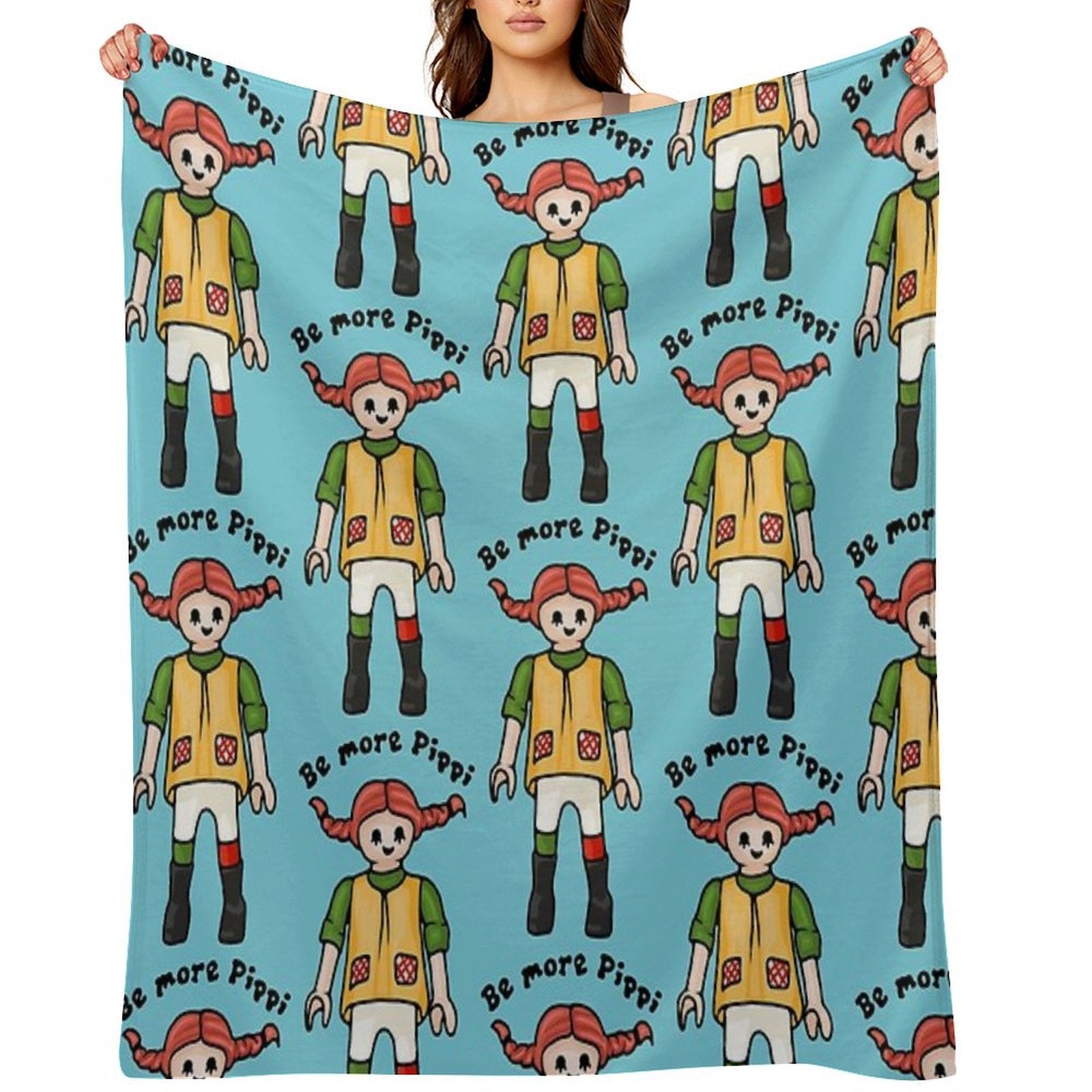 Be More Pippi Shrink-resistant Throw Blanket