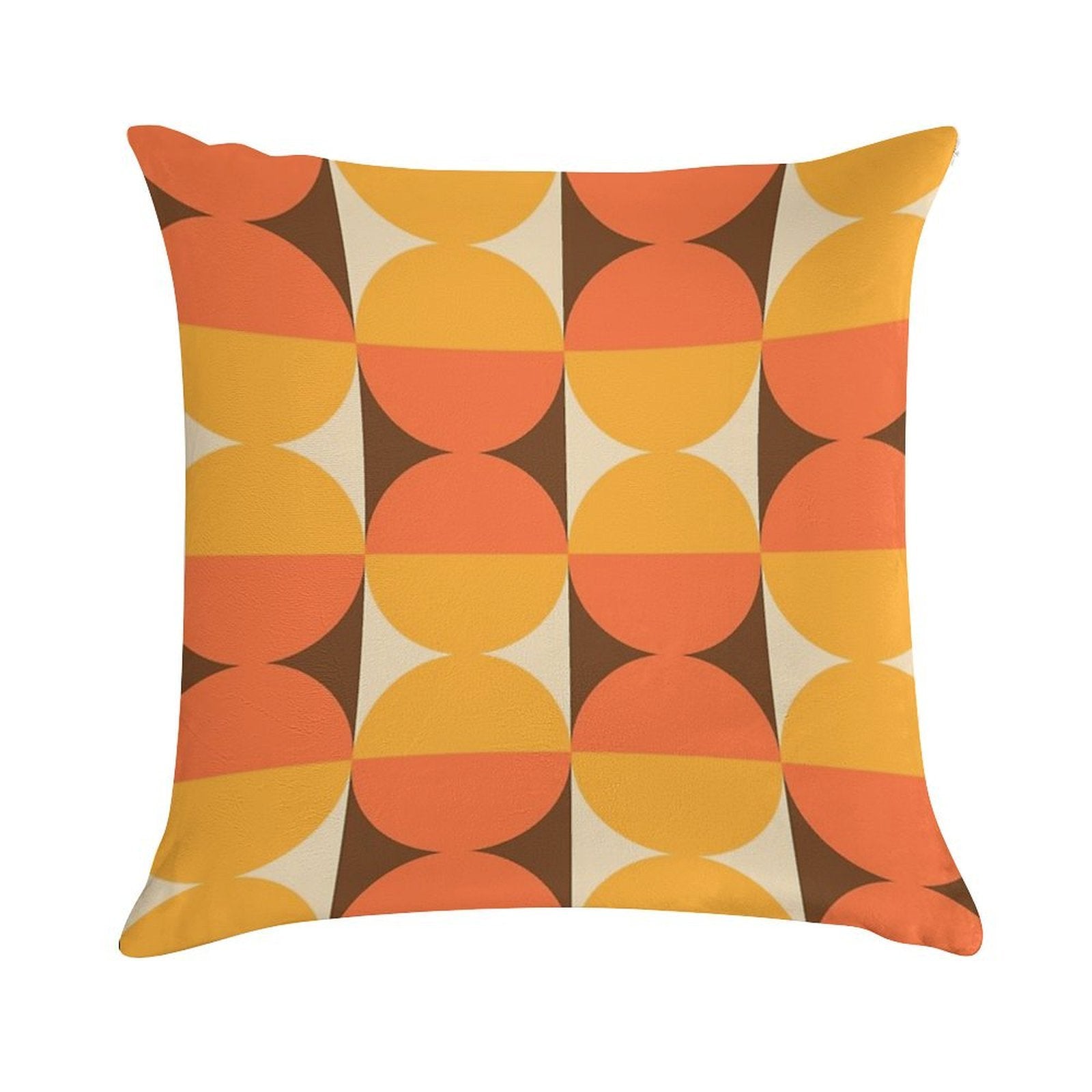 Mid Century Modern Geometric Abstract Pattern 727 Soft Bedroom Essential Throw Pillow