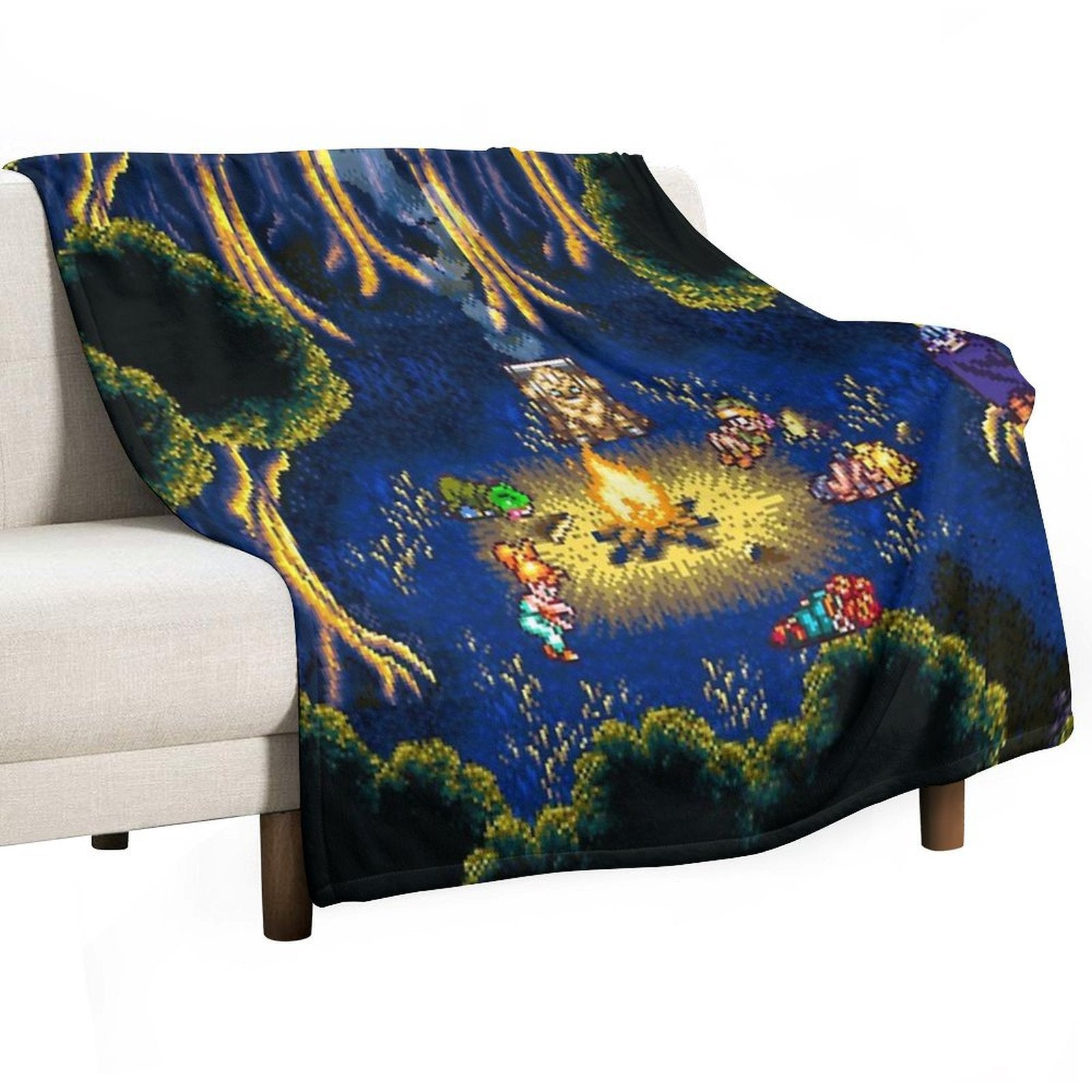 Chrono Trigger Campfire Comfort Throw Blanket