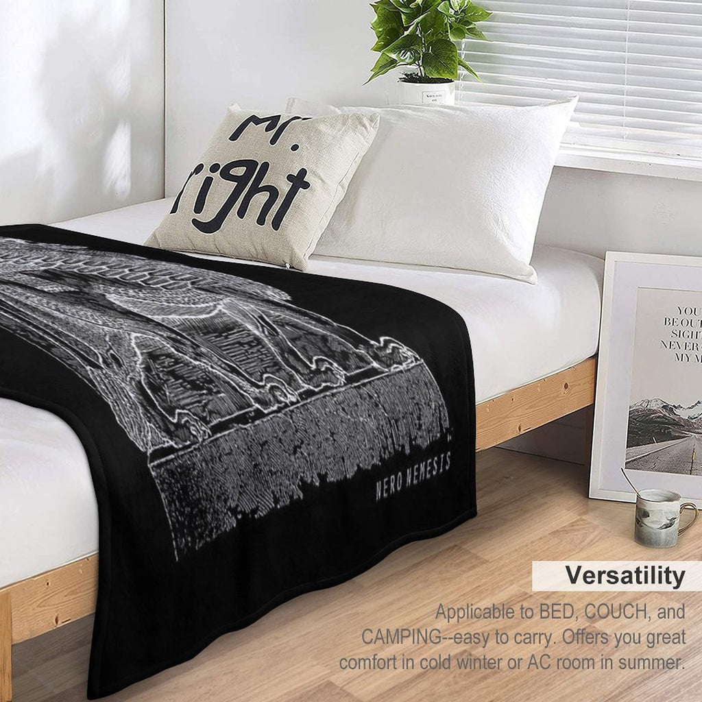 Booba Nero Nemesis Easy Care Throw Blanket