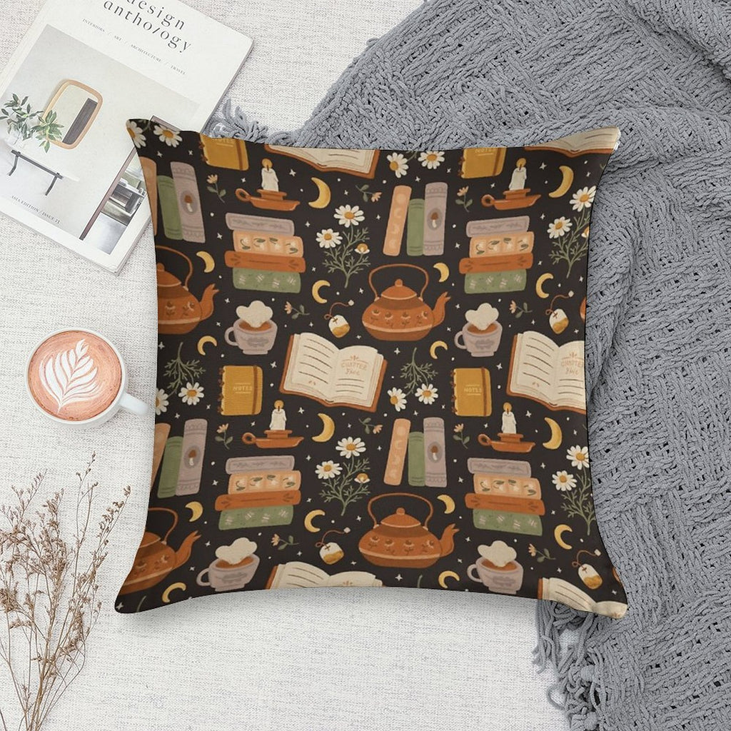 Sweet Bookish Dreams Soft Style Accent Throw Pillow