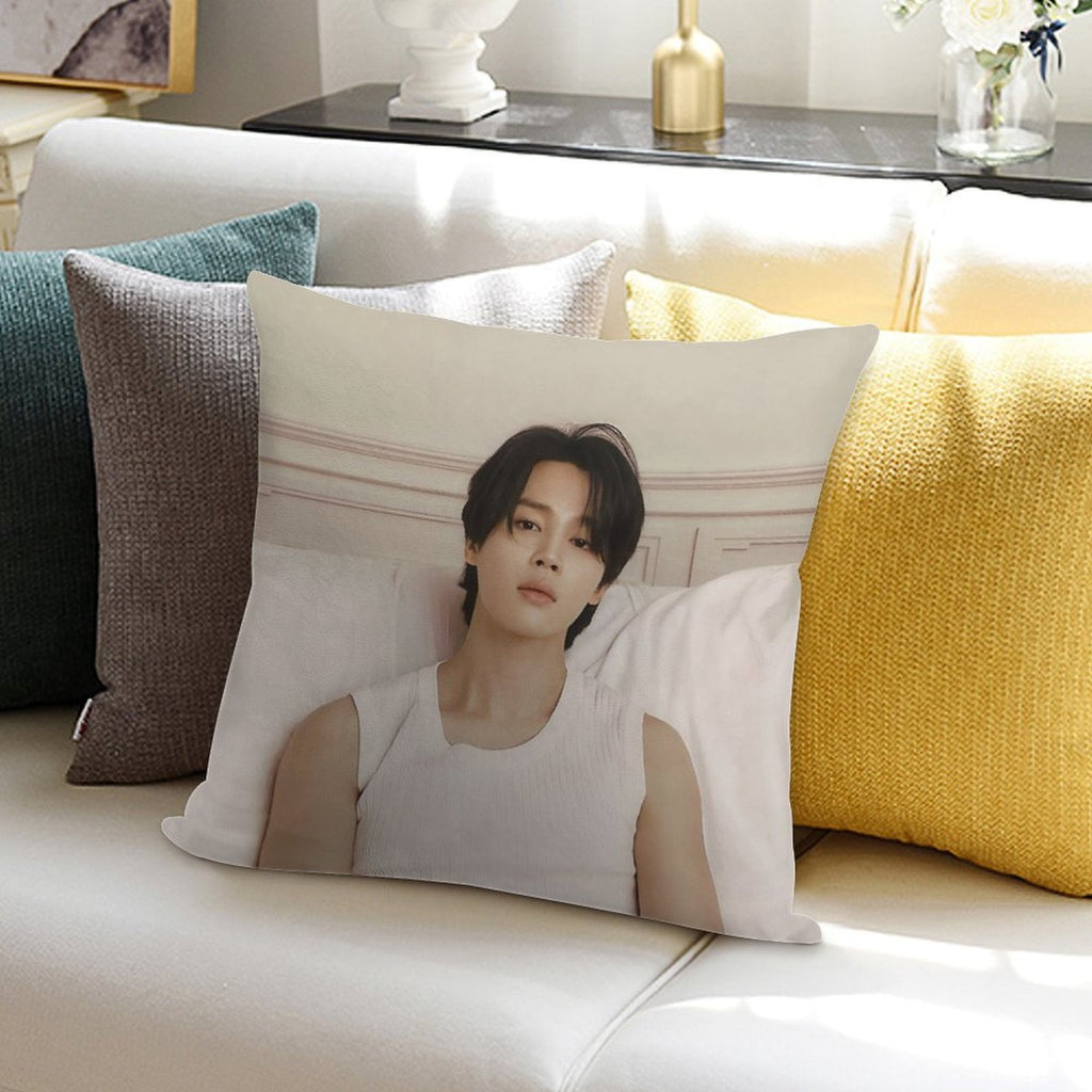 Jimin Face Soft Multiple Sizes Throw Pillow