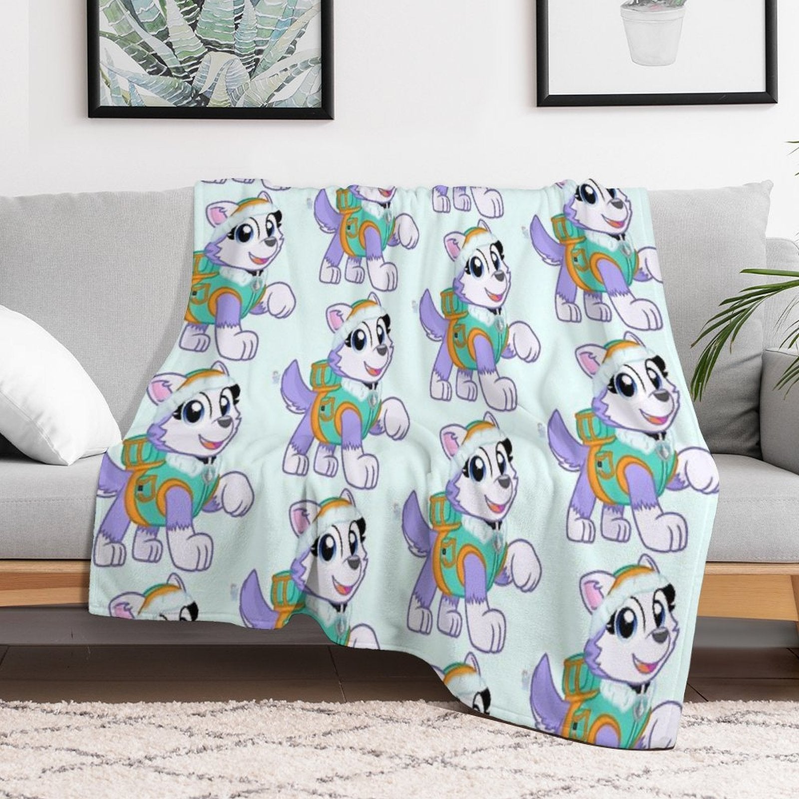 Everest The Husky PAW Patrol Velvety-soft Throw Blanket
