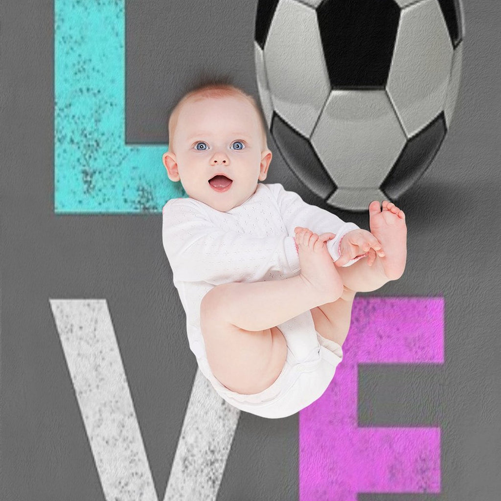 Cutest Girls LOVE SOccer Gift Design   We Love Soccer Comfort Throw Blanket