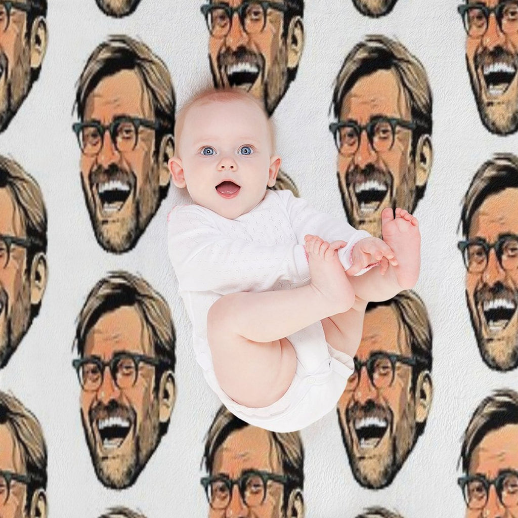 Delirious Klopp Machine-washable Throw Blanket