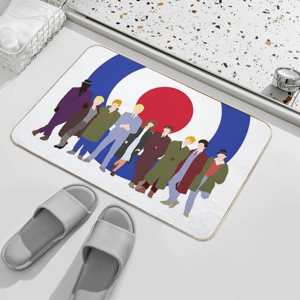 Quadrophenia Mod Target  Toxin-Free Bath Mat