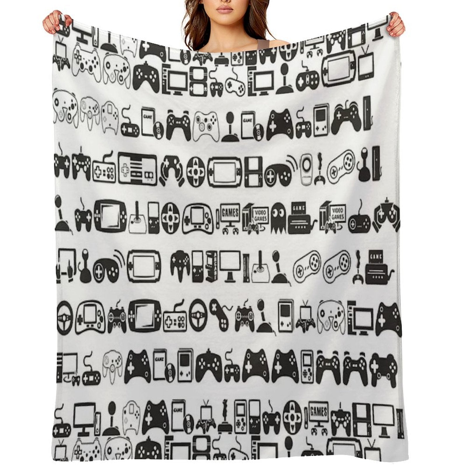 Retro Gamer Multi-functional Throw Blanket
