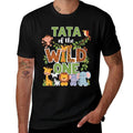 Tata Of The Wild One 1st Birthday Safari Dad  Polyester Blend T-Shirt