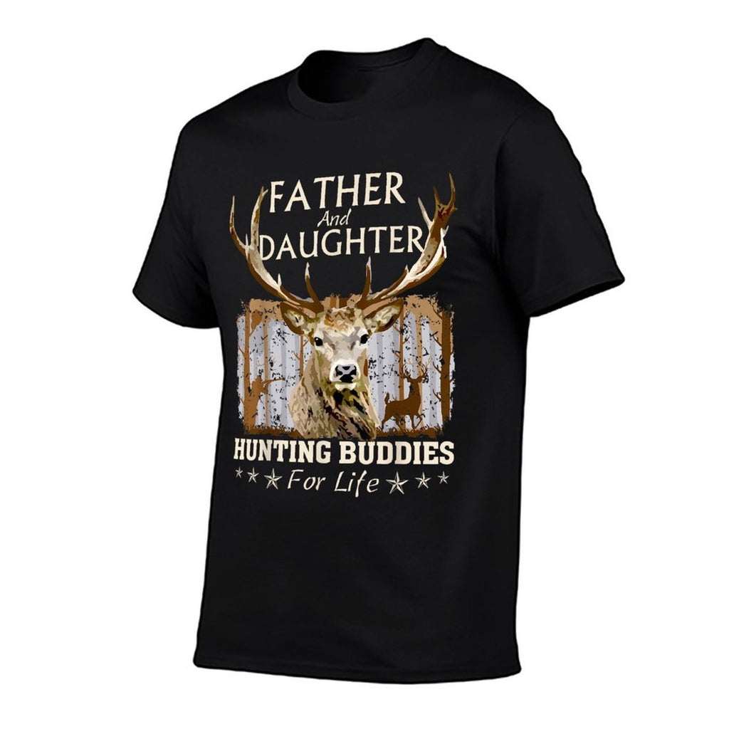 Father And Daughter Hunting Buddies For Life Fun Fathers Day  Vintage-inspired T-Shirt