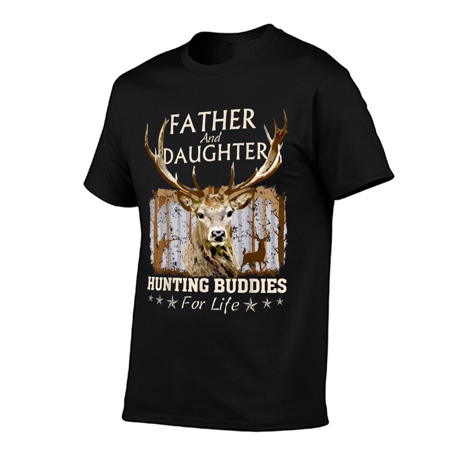 Father And Daughter Hunting Buddies For Life Fun Fathers Day  Vintage-inspired T-Shirt