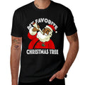Black African American Santa Claus 420 Christmas Pajamas  Moisture-wicking T-Shirt