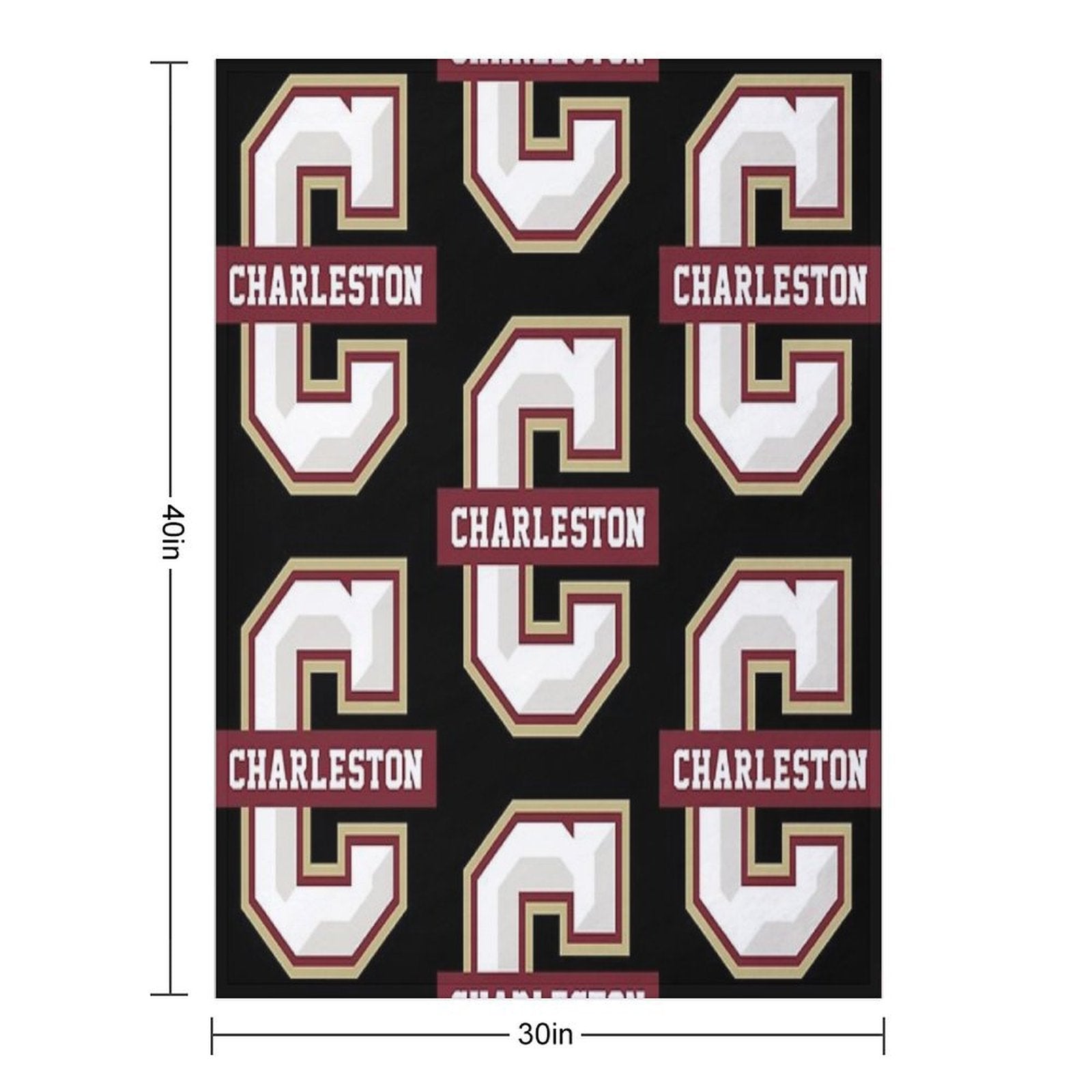 College of Charleston Cougars Gift-ready Throw Blanket