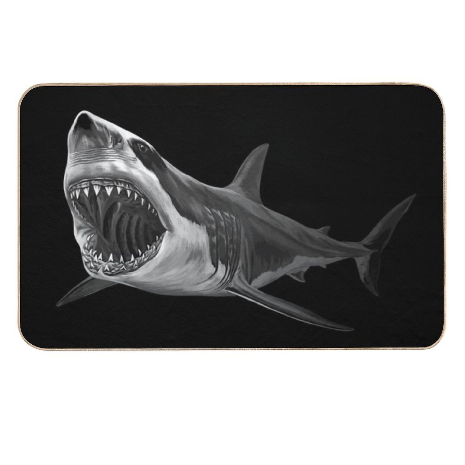 Great White Shark  Odorless Bath Mat
