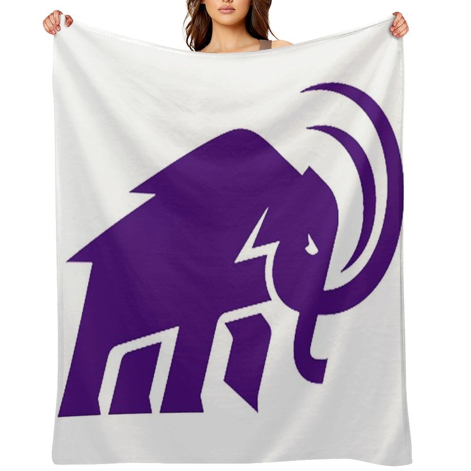 Amherst College Logo Gift-ready Throw Blanket