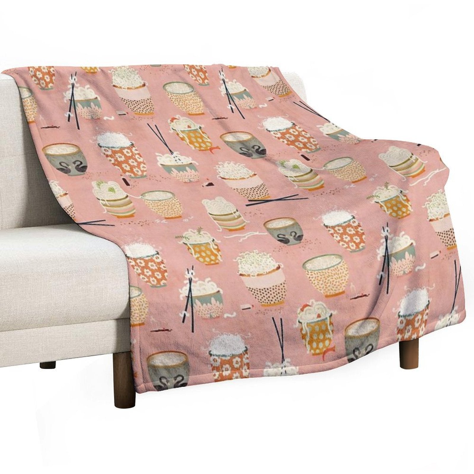 Oodles of Noodles Premium Throw Blanket