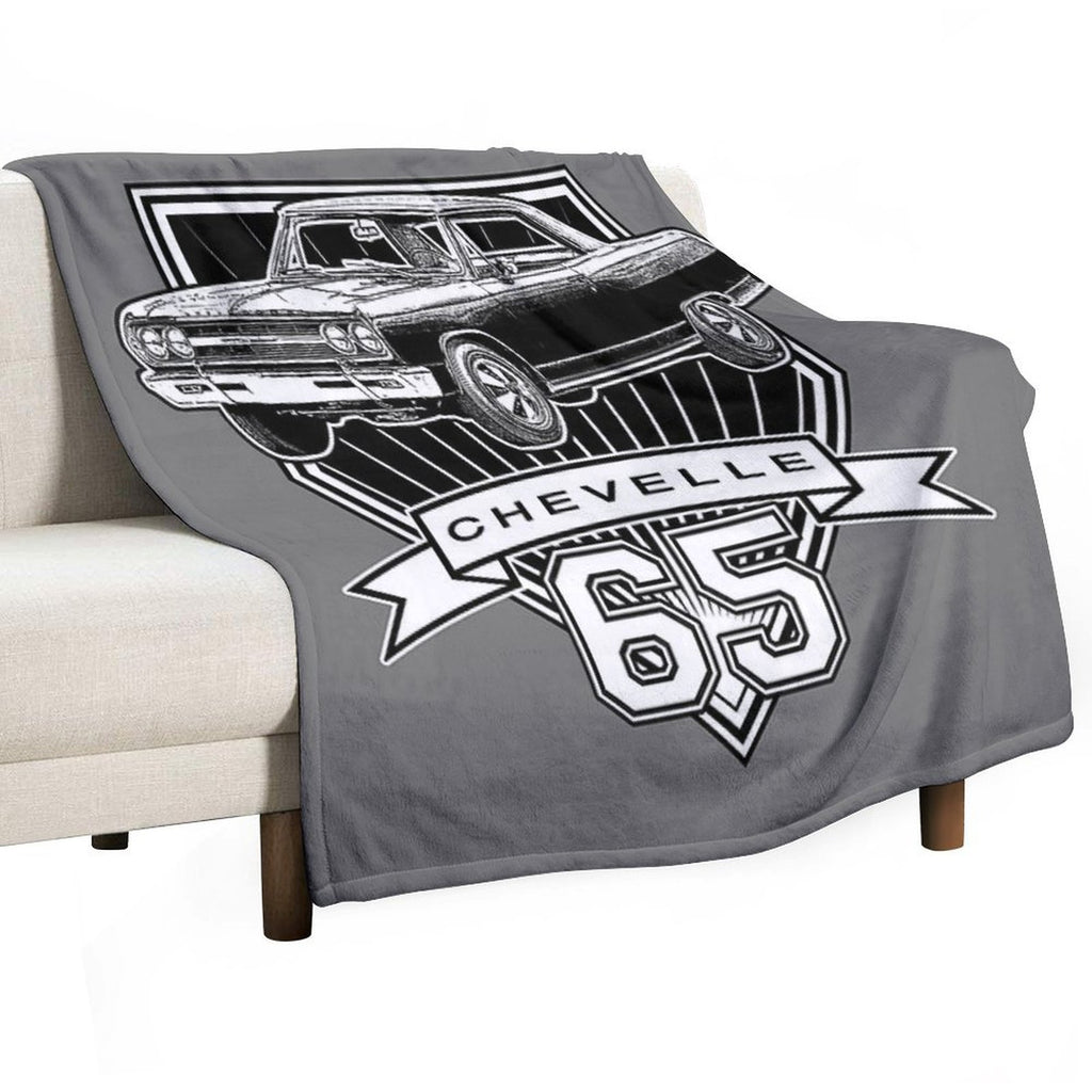 1965 Chevelle Sustainable Throw Blanket