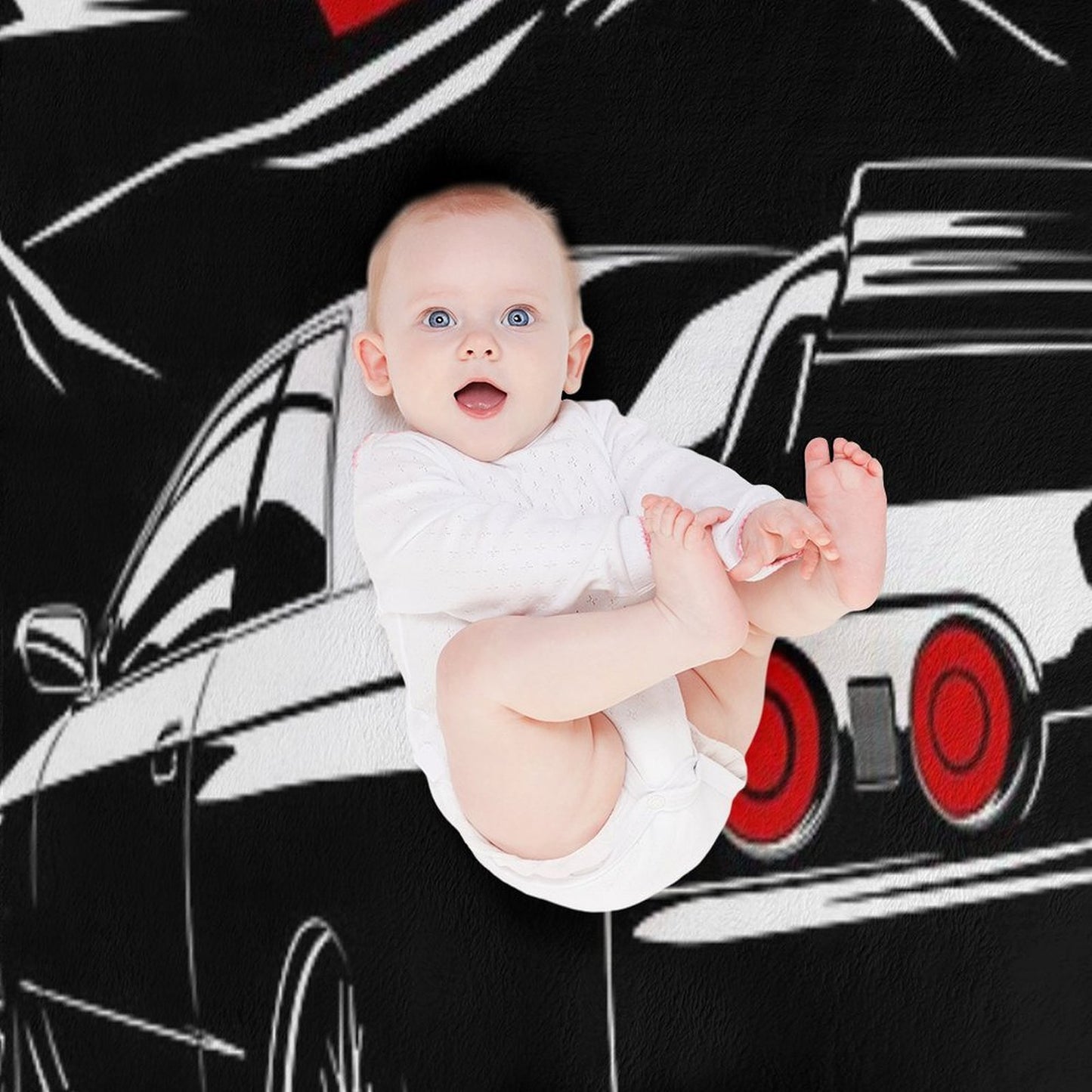 Nissan Skyline GTR 32  Haruna Shrink-resistant Throw Blanket