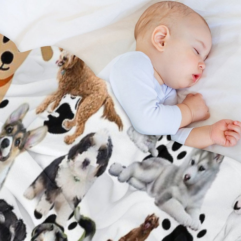 Dog Lovers Anti-pilling Throw Blanket