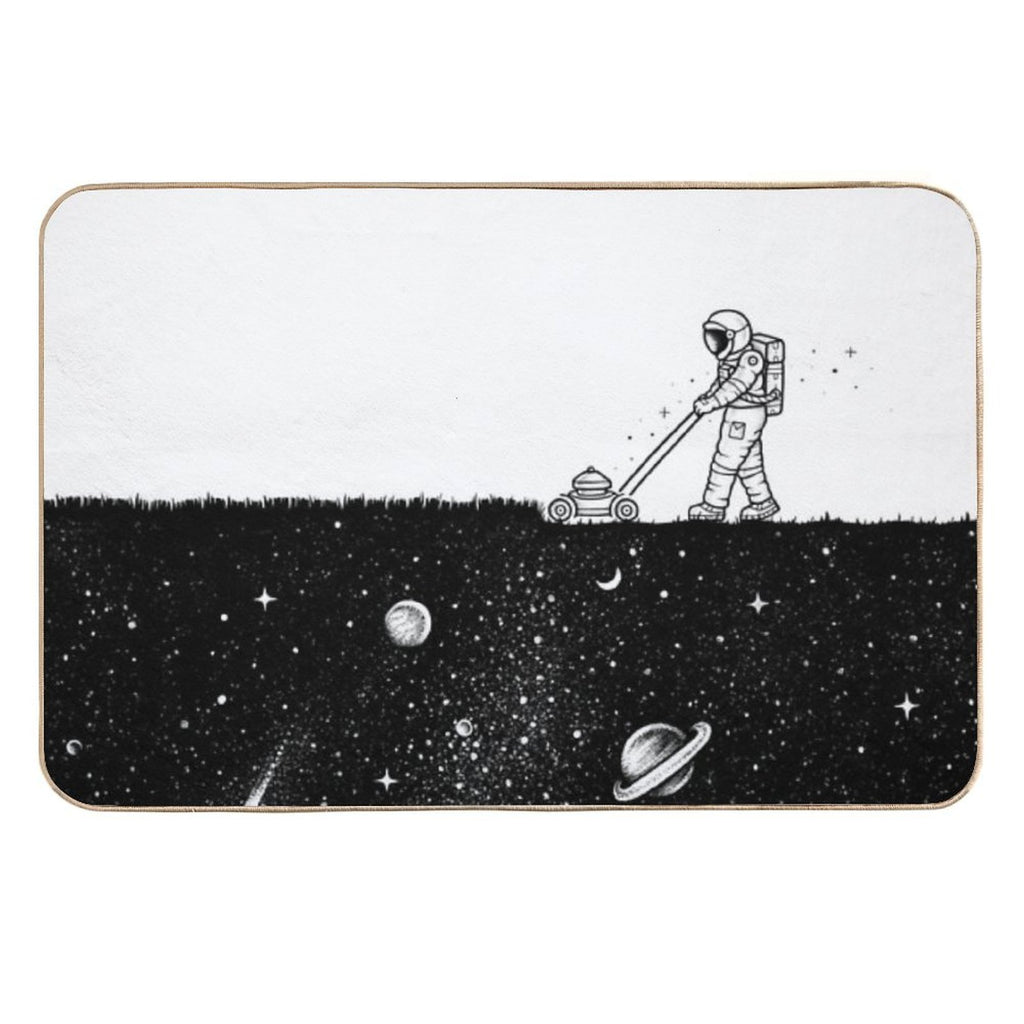 Space Cut  Dirt-Trapping Bath Mat