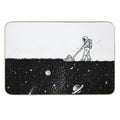 Space Cut  Dirt-Trapping Bath Mat