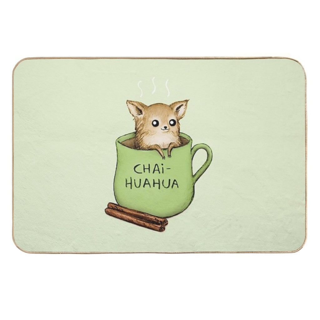 Chaihuahua  Stain-Proof Bath Mat