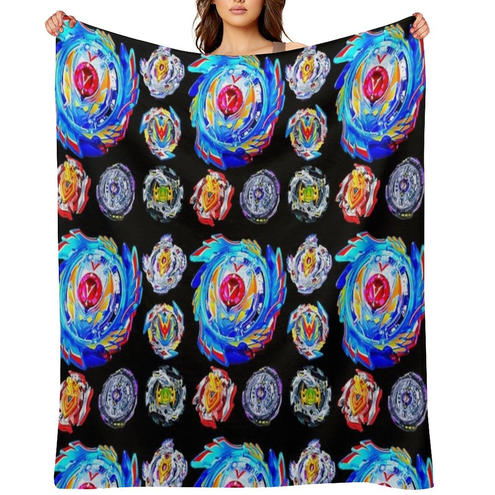 Beyblade Velvety-soft Throw Blanket