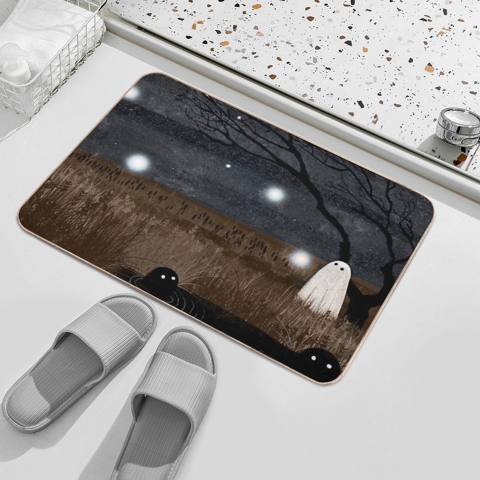 Walter And The Willow Wisps  Absorbent Bath Mat