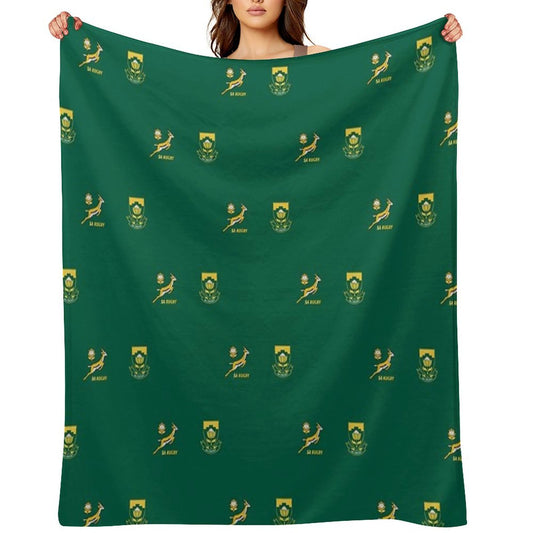 SOUTH AFRICAN CRICKET -FANS Eco-conscious Throw Blanket
