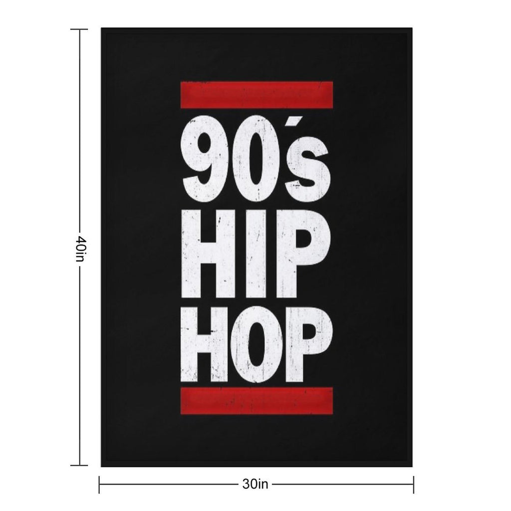 90's Hip Hop All-season Throw Blanket