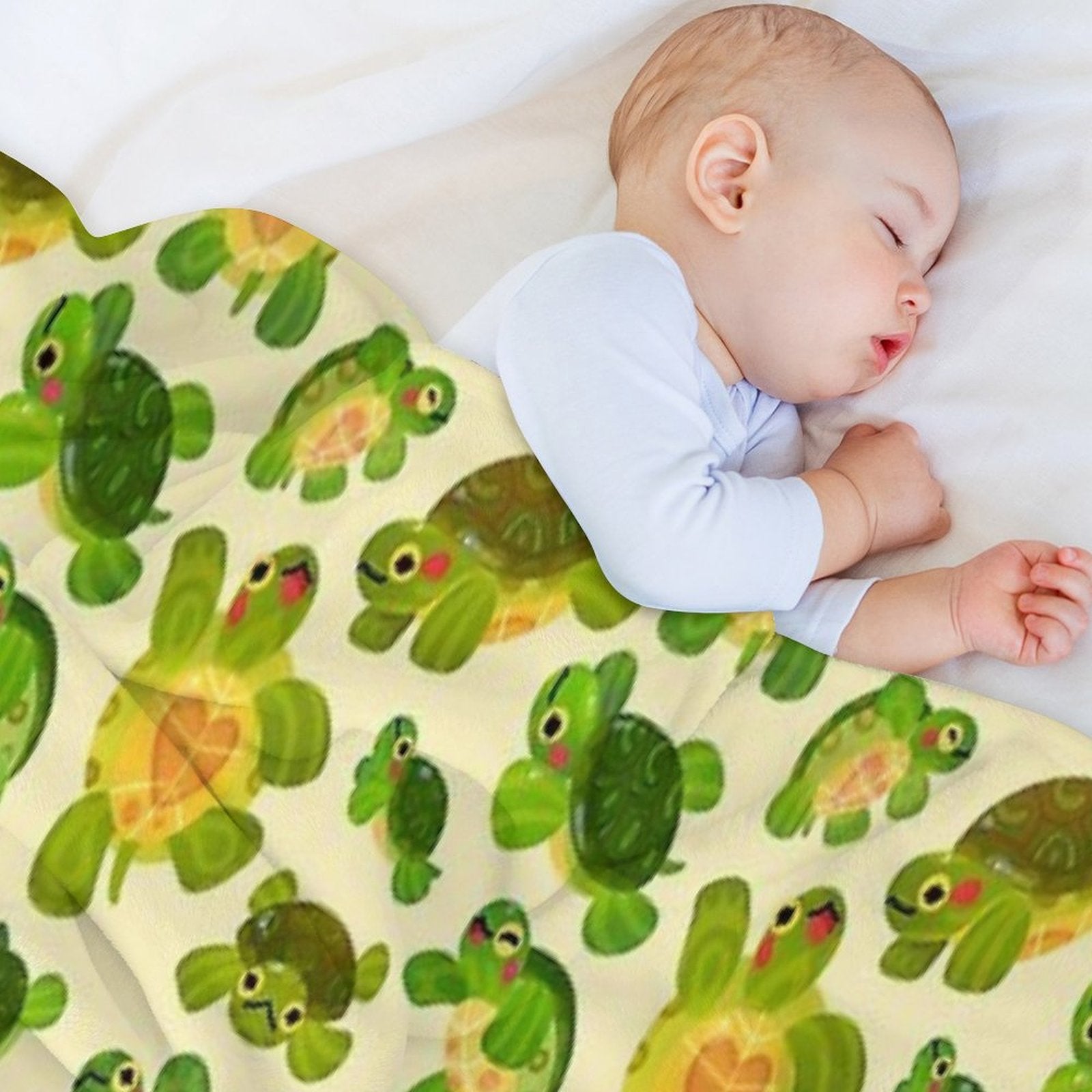 Red-eared Slider - Pastel Easy Care Throw Blanket