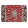 Fine Silk & Wool Isfahan Persian Rug Print  Toxin-Free Bath Mat