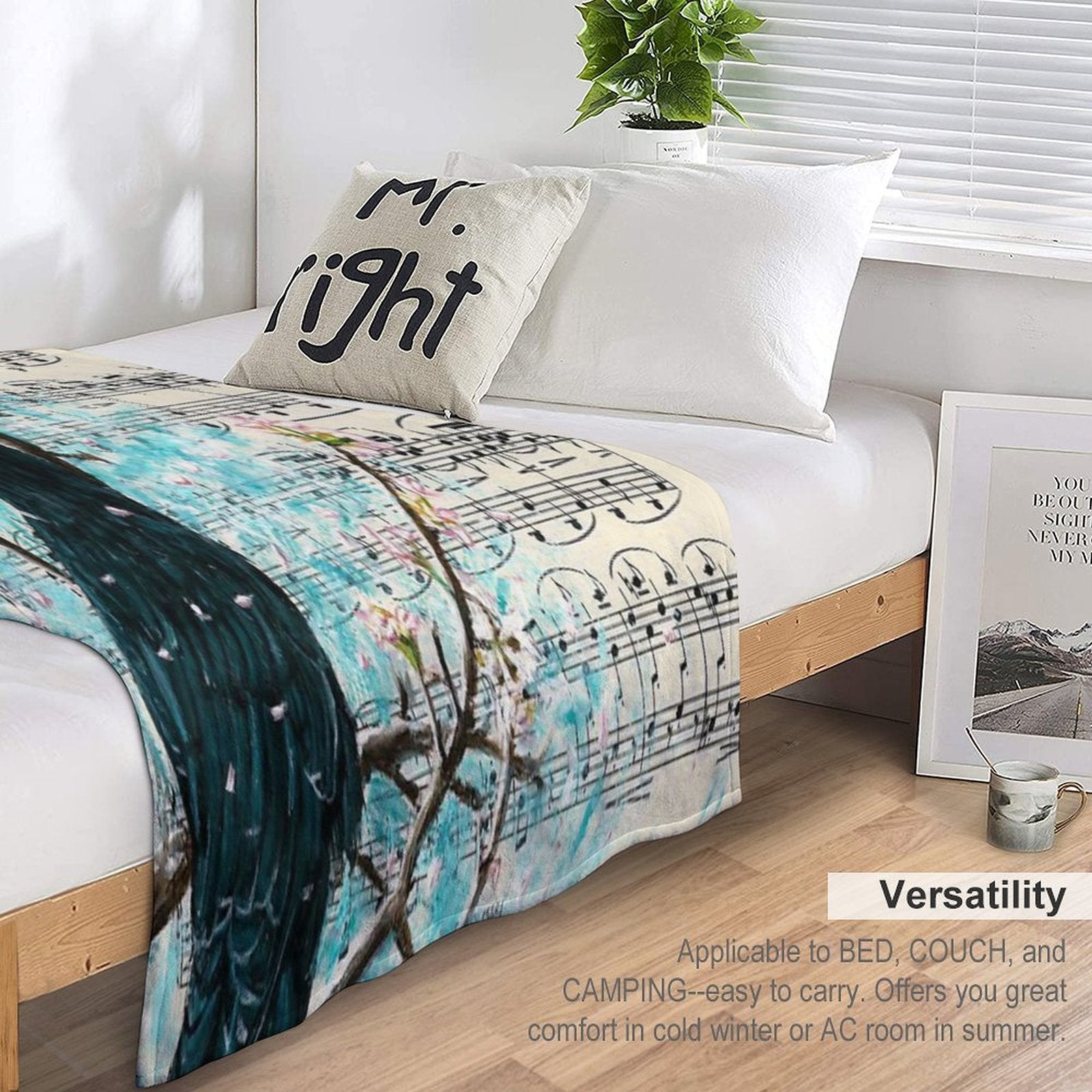 Blackbird Multi-functional Throw Blanket