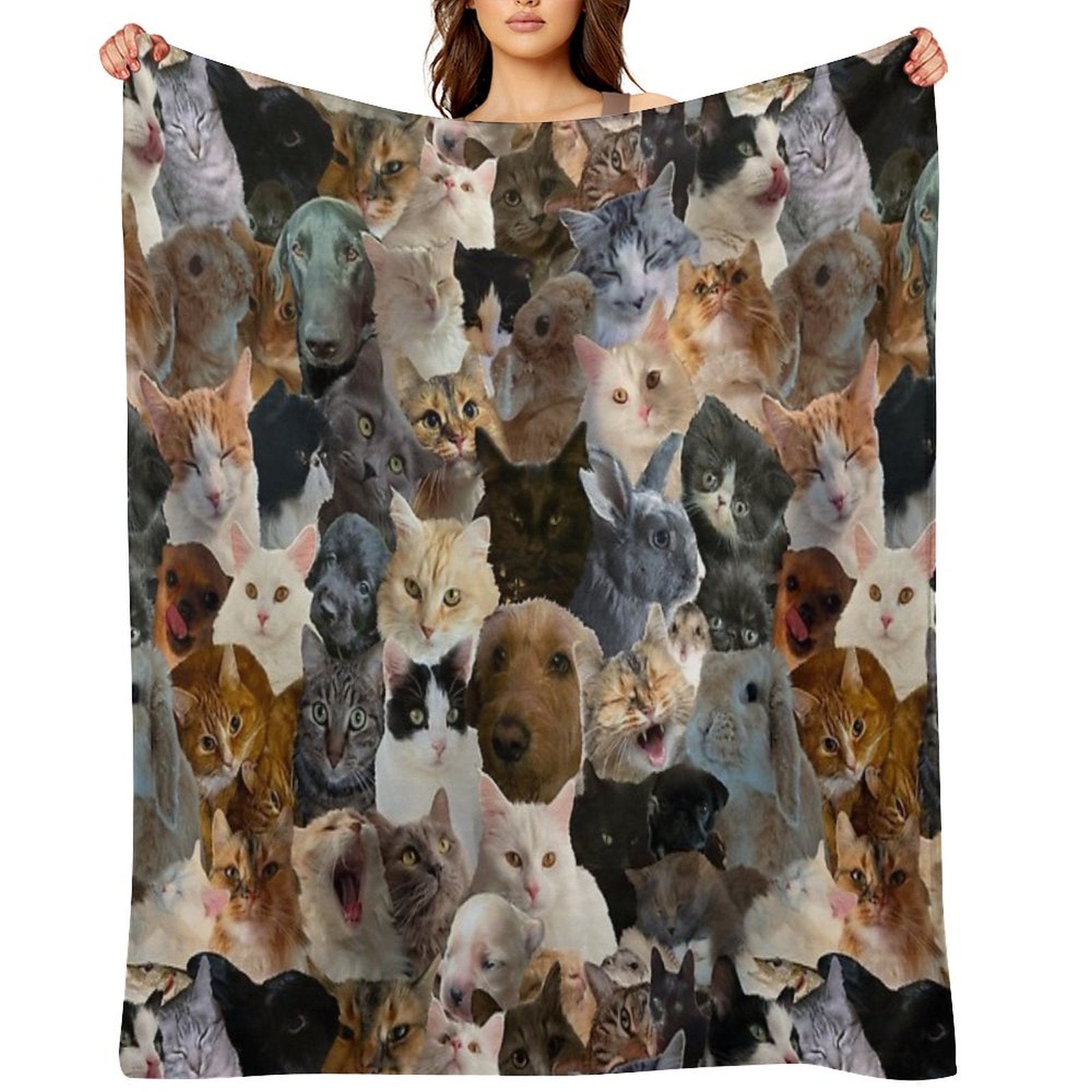 Lovely Animals Eco-conscious Throw Blanket