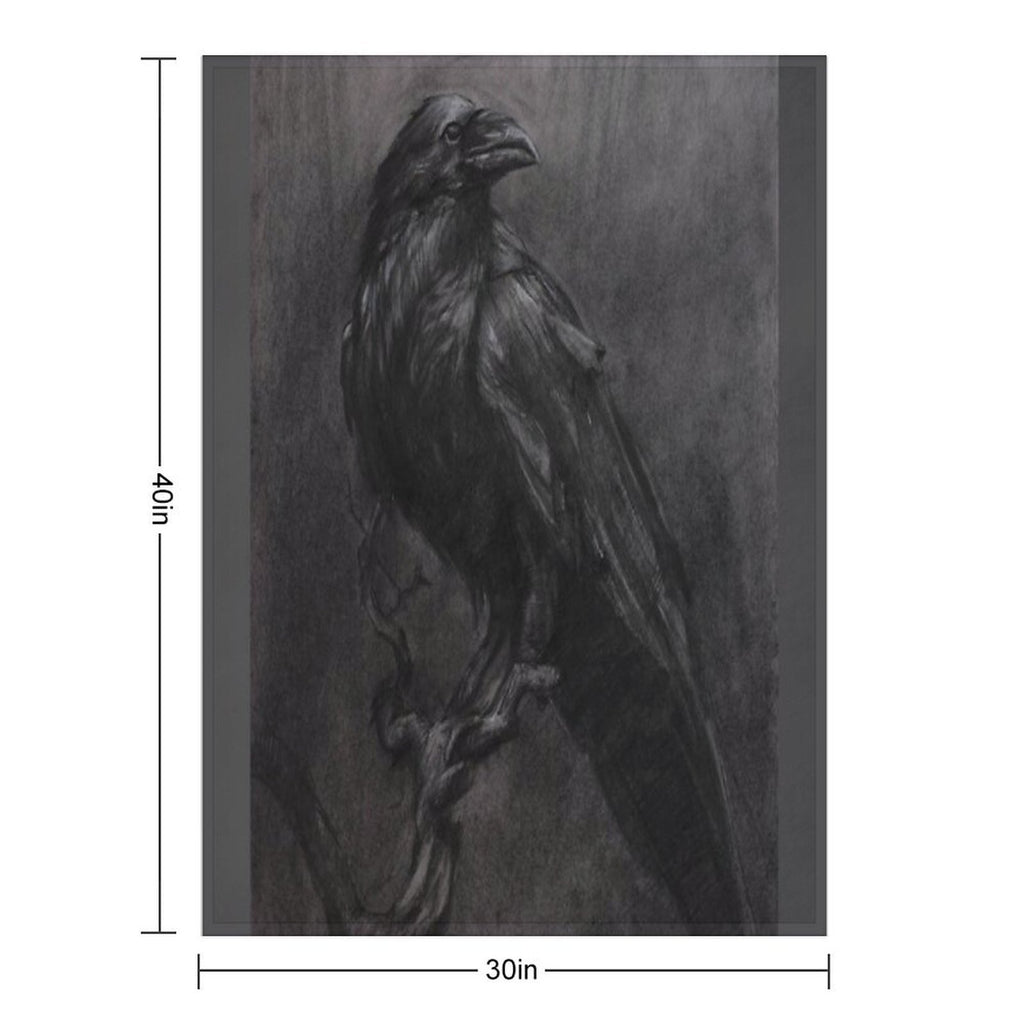 Raven Compact Throw Blanket