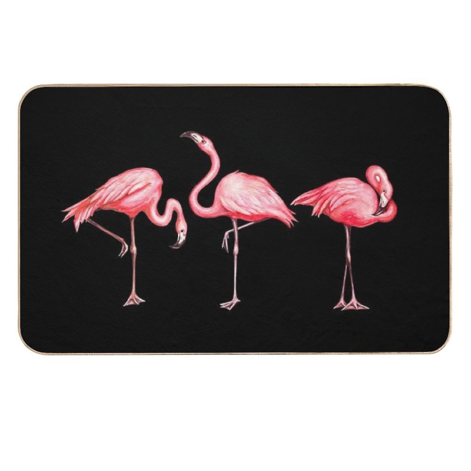 Flamingo  Easy To Clean Bath Mat