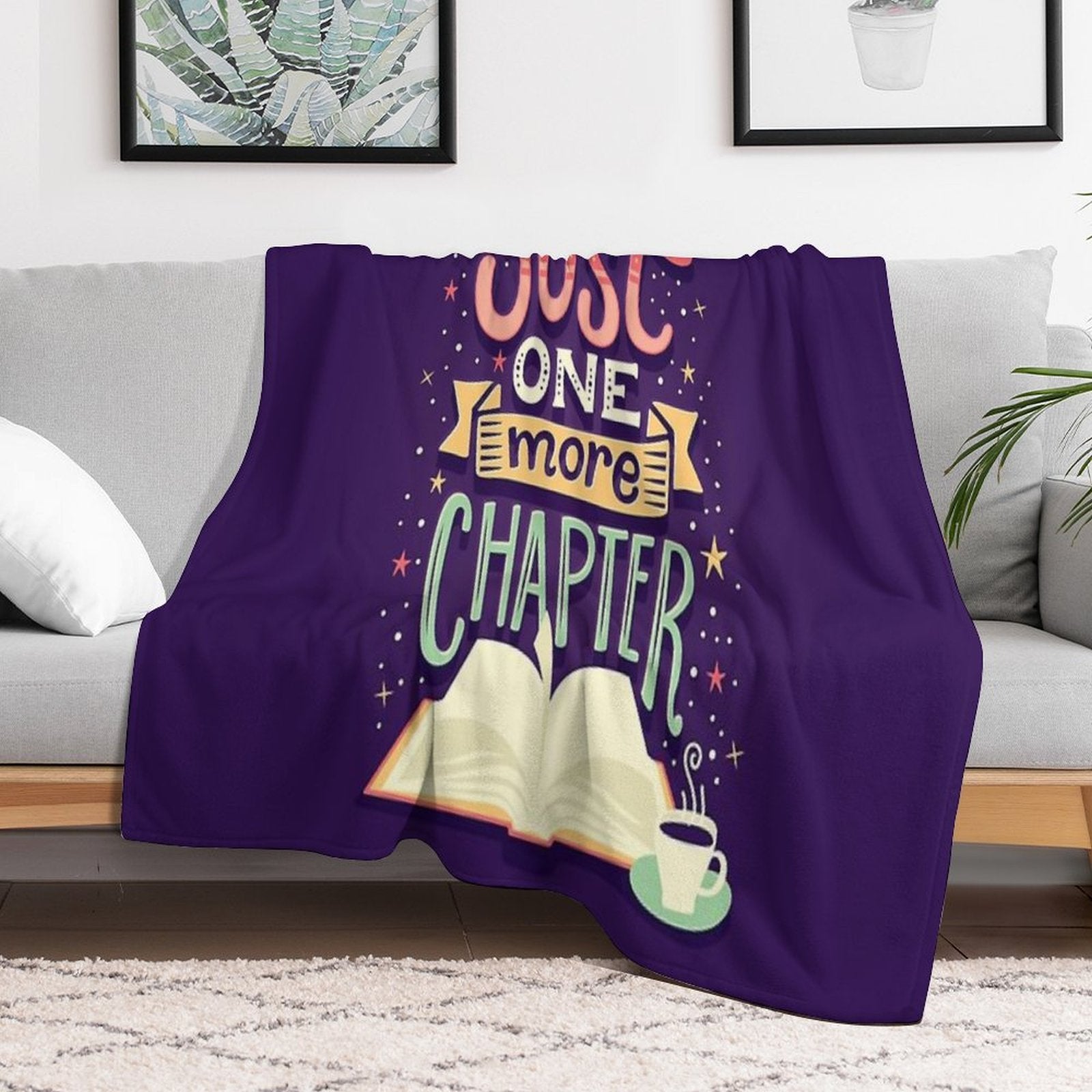 One More Chapter Compact Throw Blanket