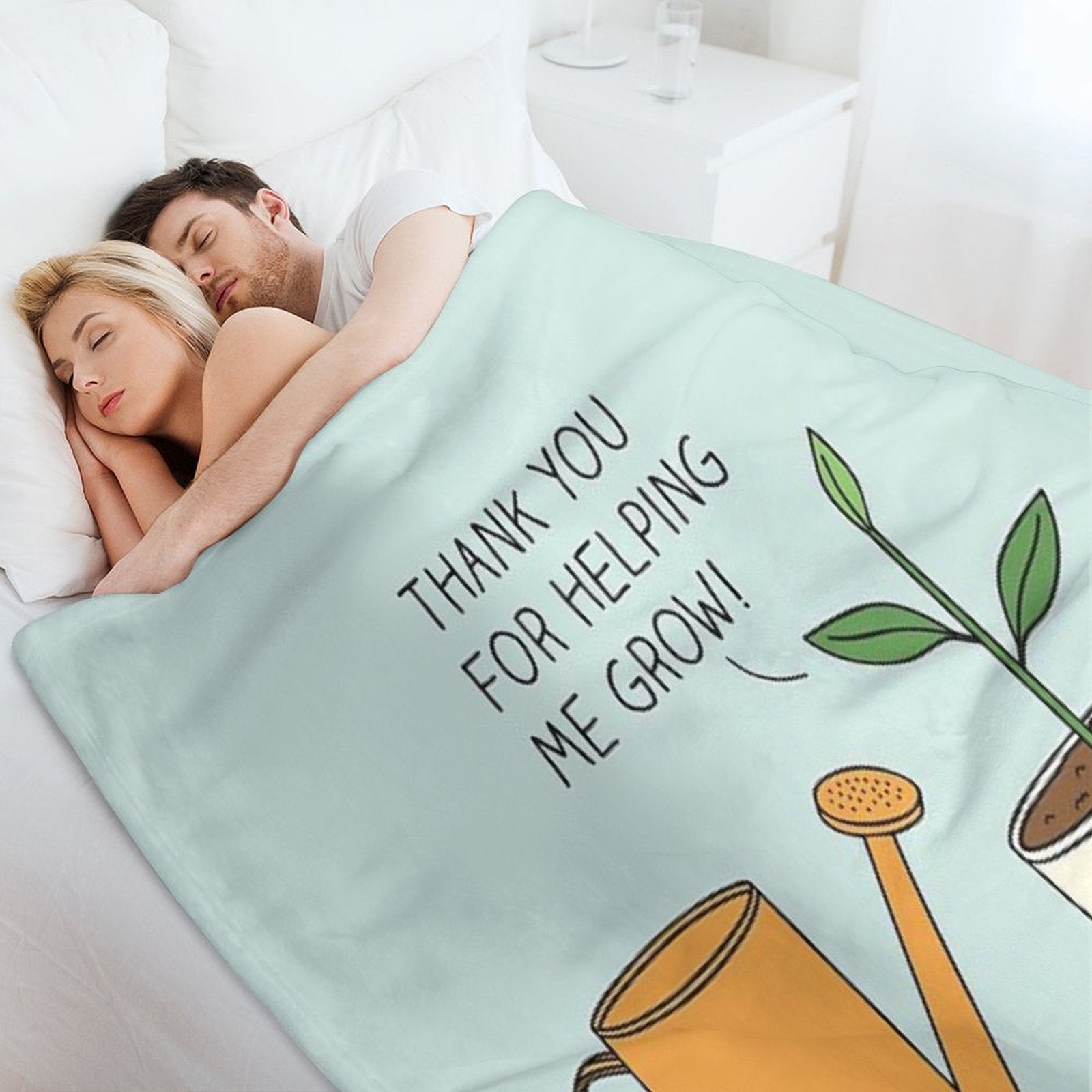 Thank You for Helping Me Grow! Versatility Throw Blanket