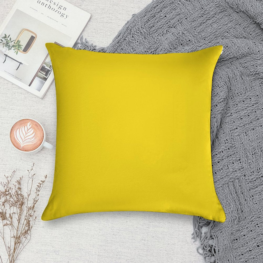 Preppy Summer Happy Sunflower Pastel Lemon Yellow Soft Style Accent Throw Pillow