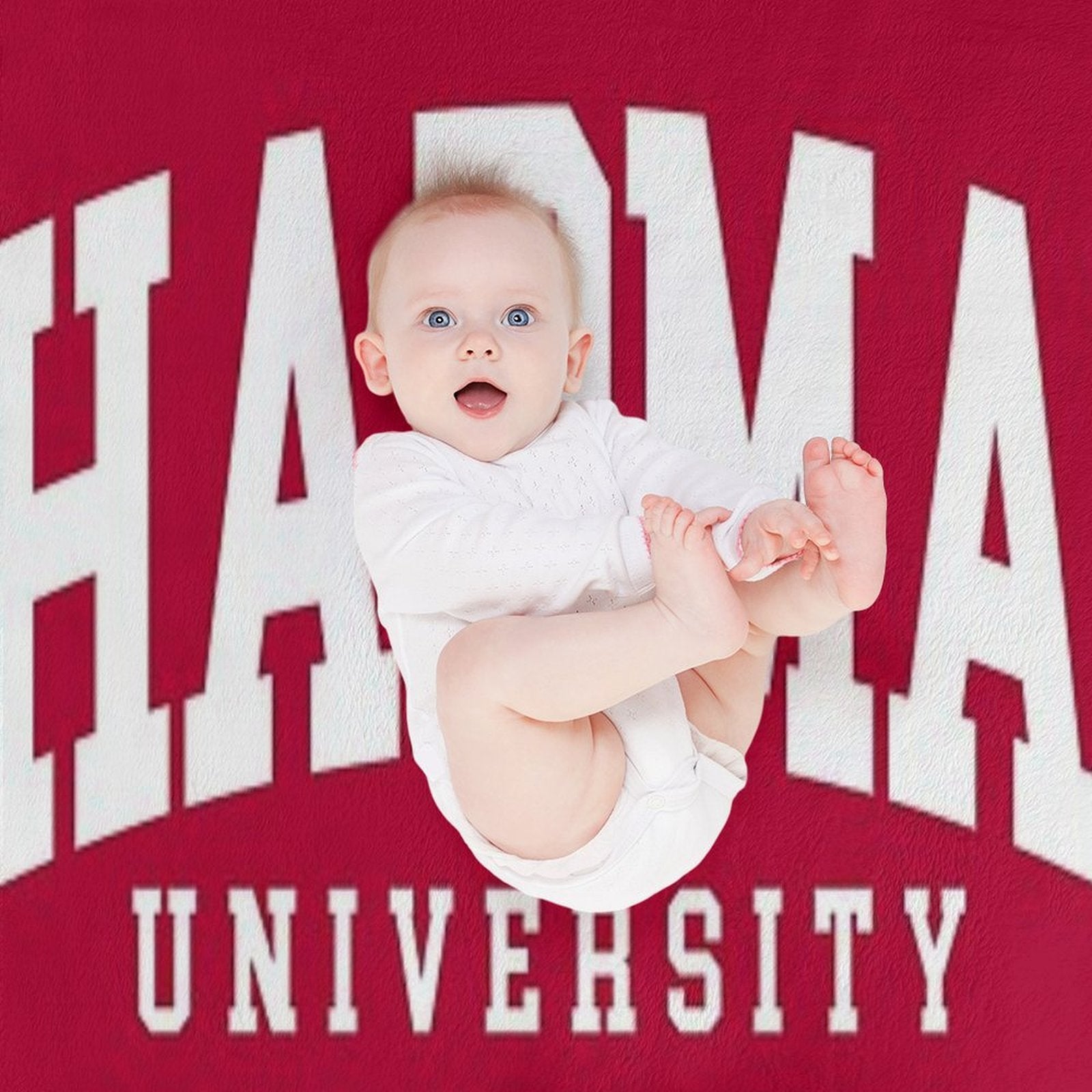 Chapman - College Font Curved Wrinkle-free Throw Blanket