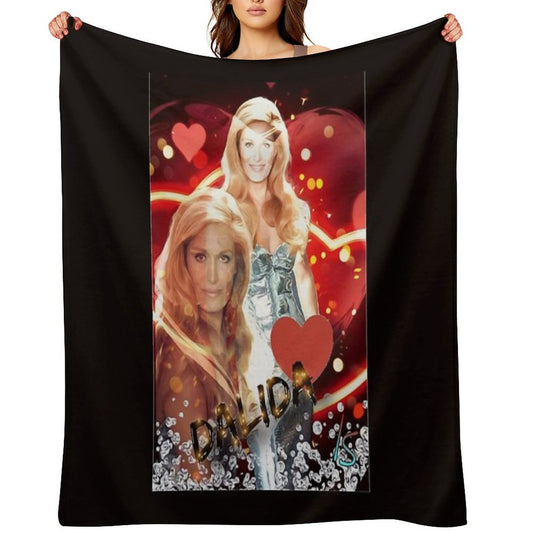 Dalida Plush Throw Blanket