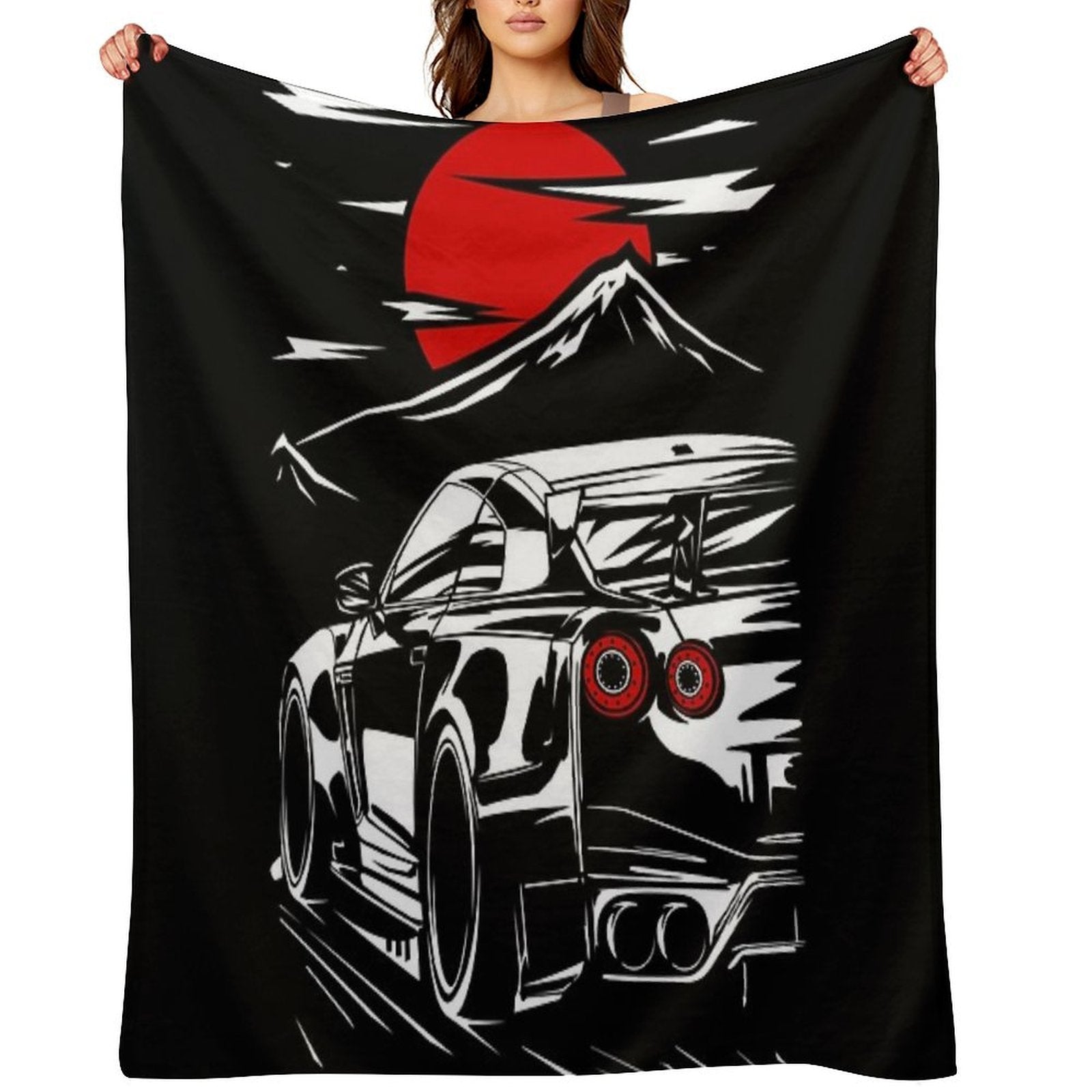 Nissan GT-R Nismo Haruna Lightweight Throw Blanket