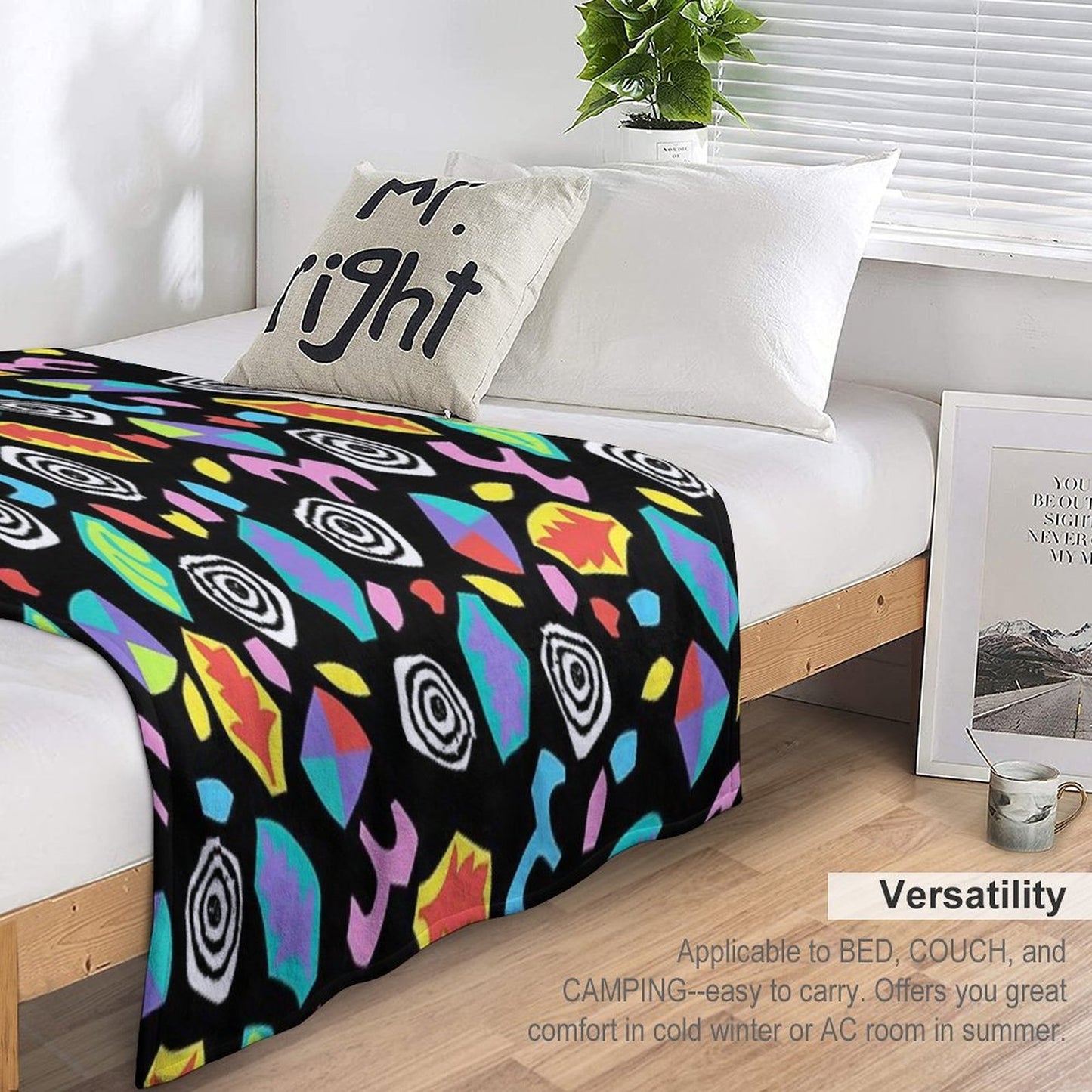 Starcourt Mall Easy Care Throw Blanket